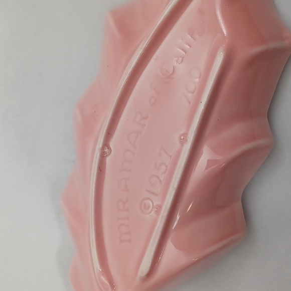 MCM 1950's Leaf Dish Vintage Dish Miramar of Calif. Mid-Century Modern Decor - Picture 12 of 17